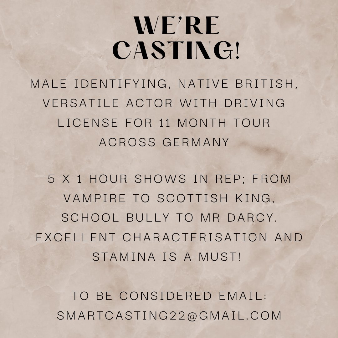 Smart Casting UK tweet media