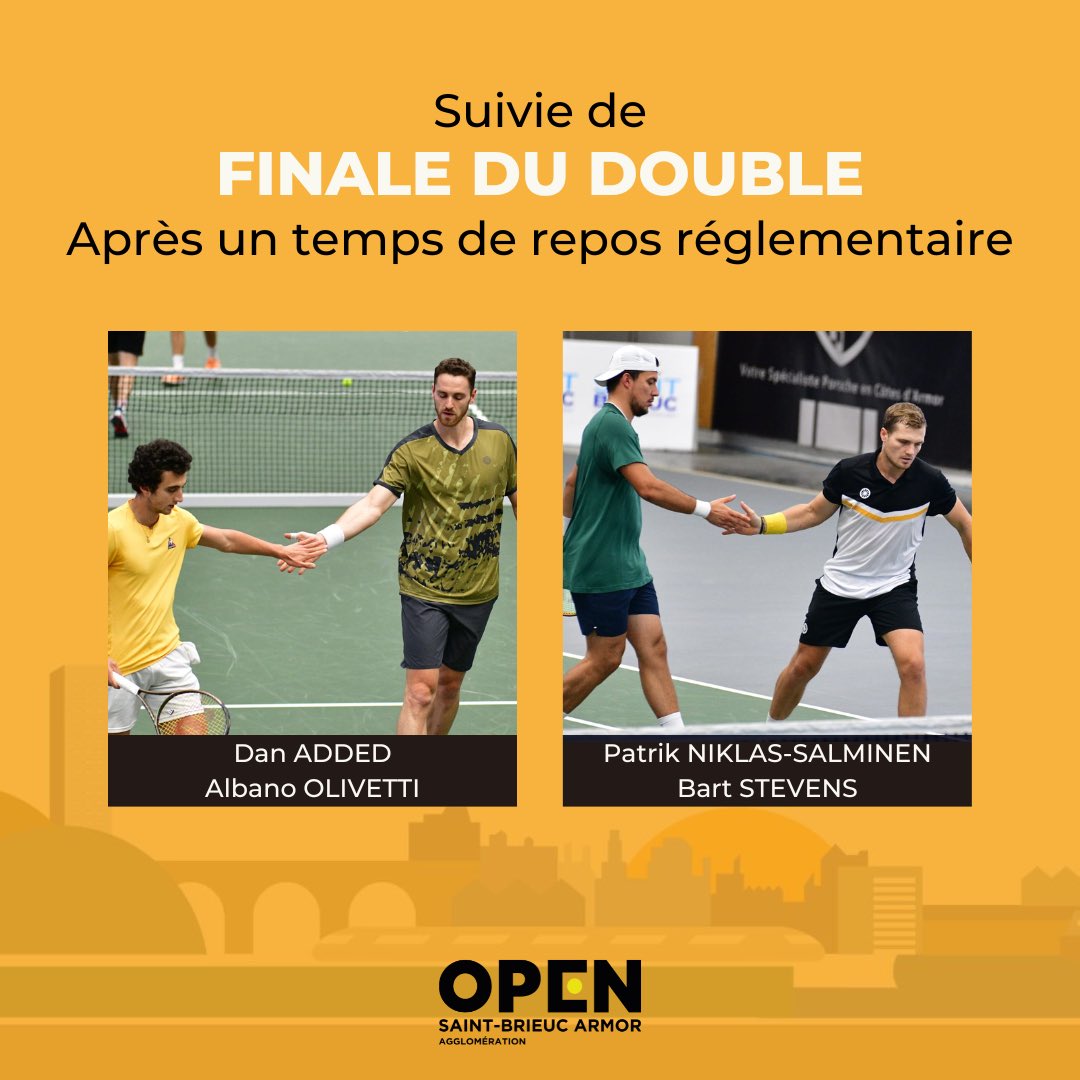 𝗟𝗘𝗦 𝗔𝗙𝗙𝗜𝗖𝗛𝗘𝗦 𝗗𝗨 𝗝𝗢𝗨𝗥🔥
👉 infos et billetterie sur opensaintbrieuc.bzh

#opensaintbrieuc