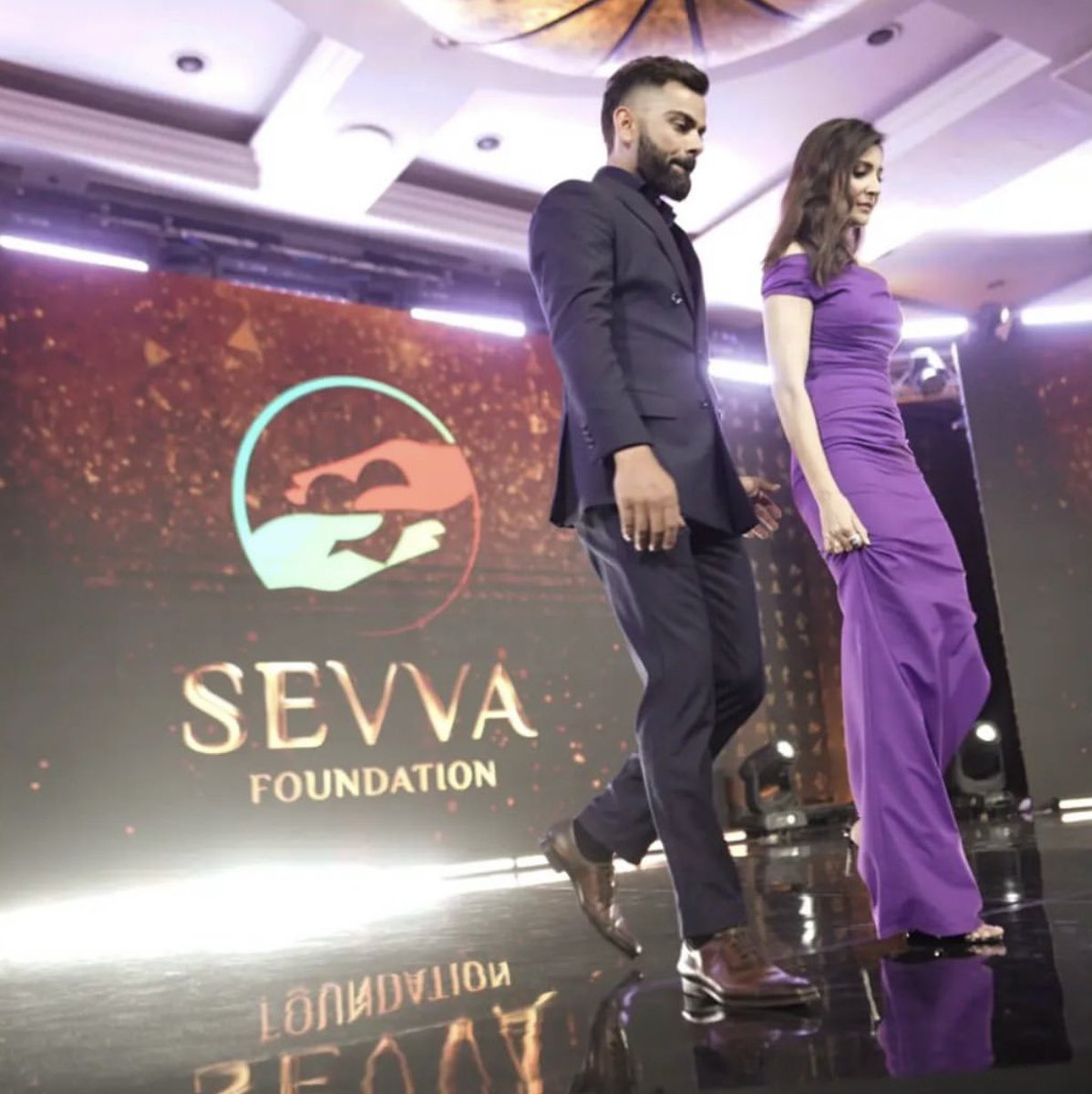 Thank you @AnushkaSharma @imVkohli for being there for one and all @sevvafoundation for our future generations to come… kudos !!! 
Pure love and Respect 🤗😇✊