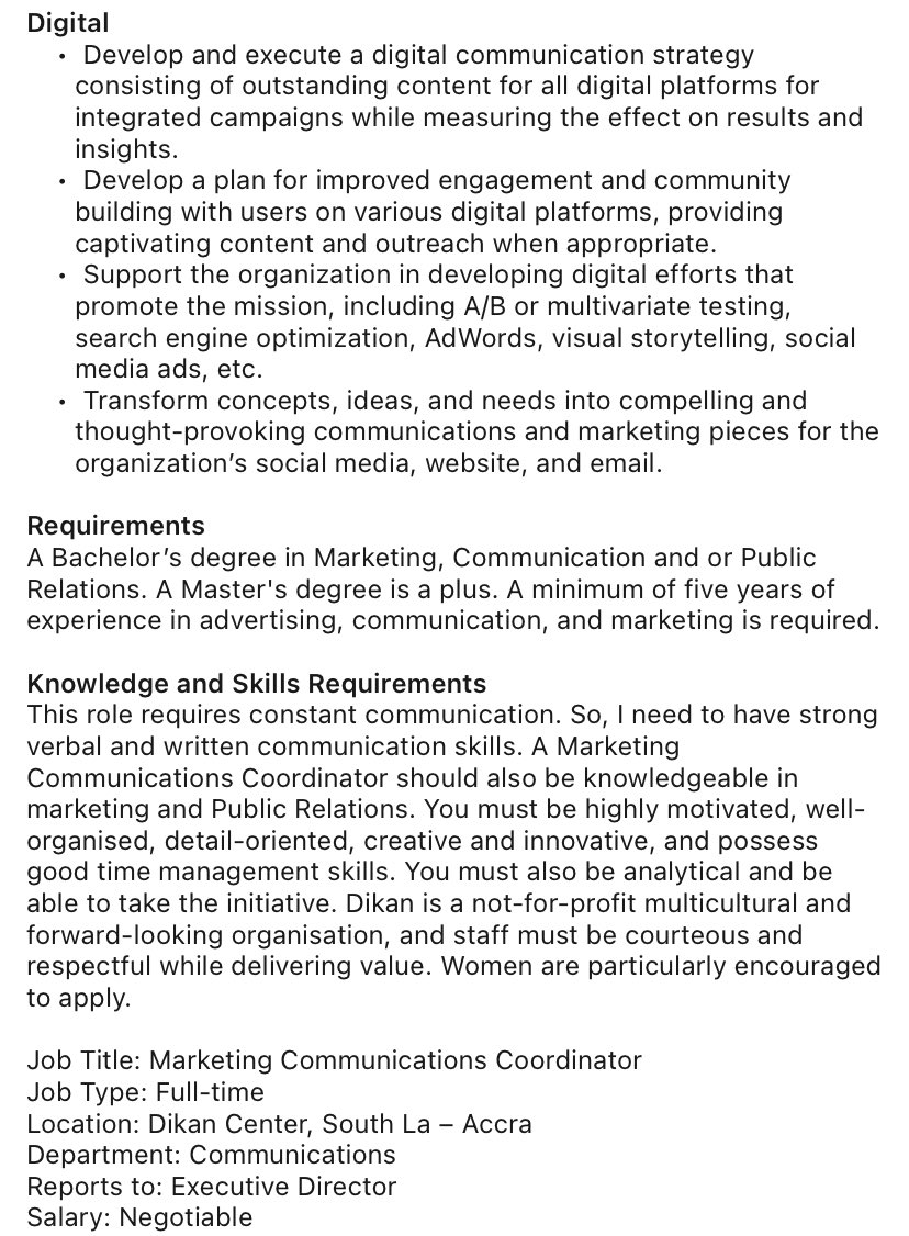 Dikan is hiring a marketing communications coordinator 

linkedin.com/jobs/view/3537…