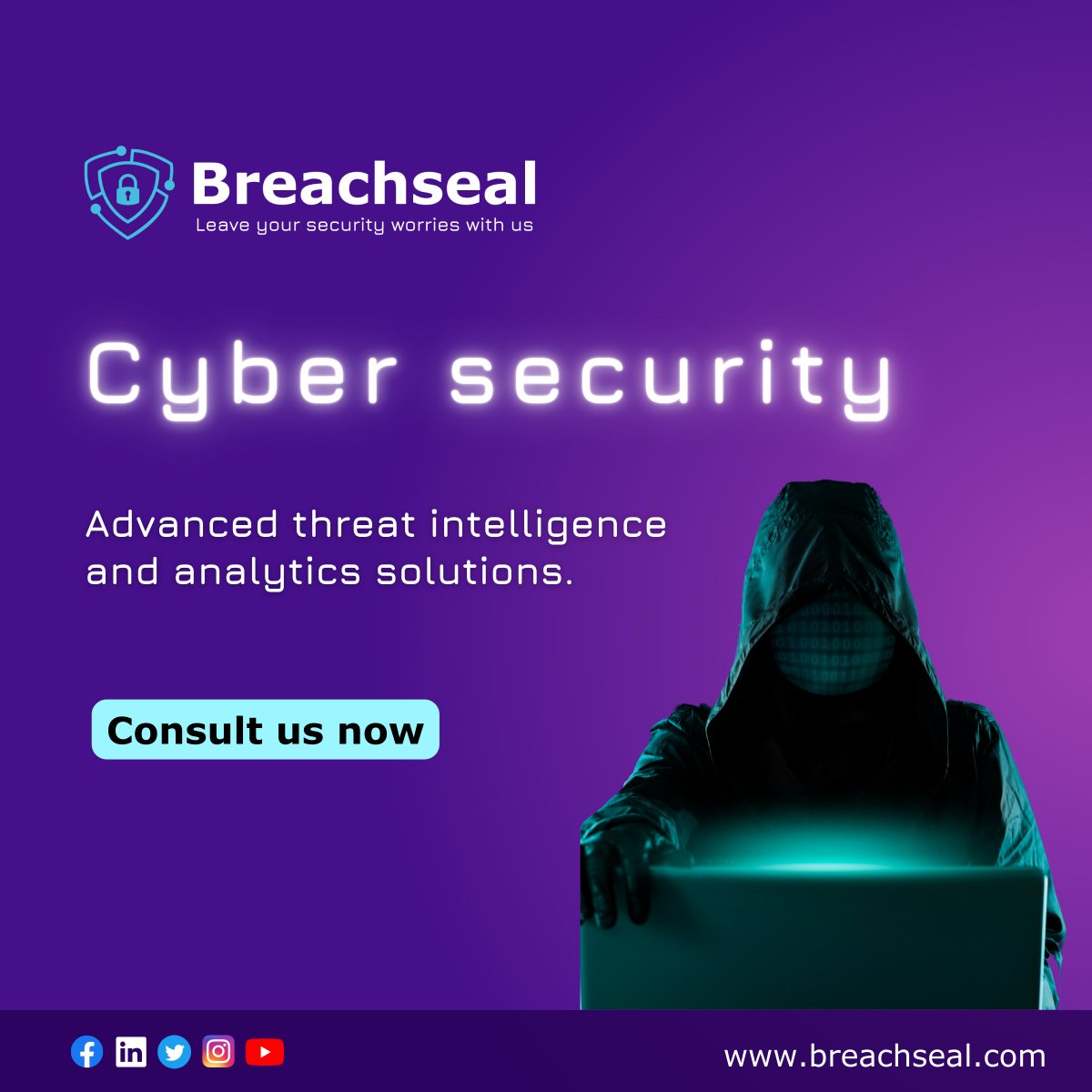 breachseal_tech's tweet photo. Unleash the power of advanced threat intelligence and analytics to stay ahead of cyber threats with Breachseal Technologies

#MalwareProtection #CyberAttackPrevention #OnlineSecurity #DigitalSecurity #CloudSecurity #EndpointSecurity #cybersecurity #cyberattack #cyberintelligence https://t.co/huSs13r3PL