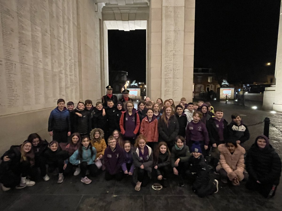 The end of our #GoodRelations WW1 historical trip with @Grangepkps.  Shown below include the site of the 1914 Christmas Truce football match & the Menin Gate Last Post Ceremony.  Thank you @ANDborough. @donnaMackey10 & our guide, Nicky for an incredible experience! 🇧🇪 🇫🇷