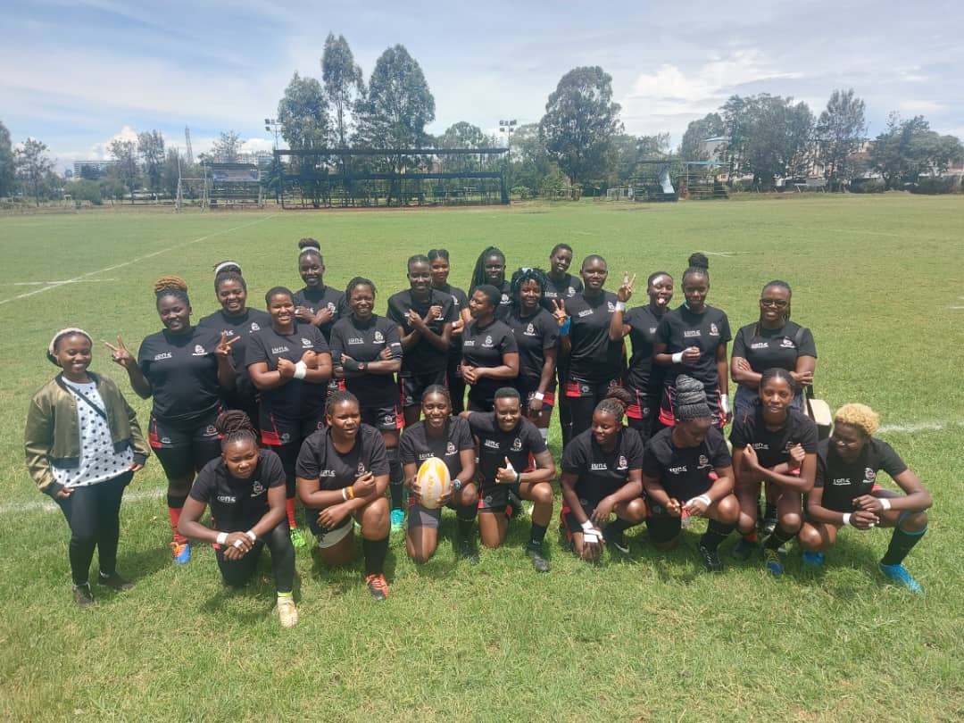 Ritahkabalemba's tweet photo. It's exactly 2:14 and the game just got started at Impala rugby grounds in Nairobi Kenya. All the best ladies. @BlackPearlsRFC @WomensRugbyInUg @ImpalaSaracens. Thank you @LONE_Africa https://t.co/OMeLYcXm7Z