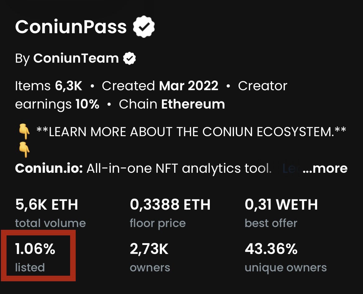 HeathleyETH's tweet photo. Bildiğiniz gibi @Coniunio’nun $CONI Tokeni 30 Mart’ta @SeedifyFund’da Launch oluyor. Coniun Ekosistemi, inşaa edildiği süreçten itibaren güçlü bir toplulukla yoluna devam etti.  Ayı piyasasında dahi %1 Listing ile bunu gösteriyor. Token süreci ve sonrası için heyecanlıyım ❤️ https://t.co/WSNwELuom1