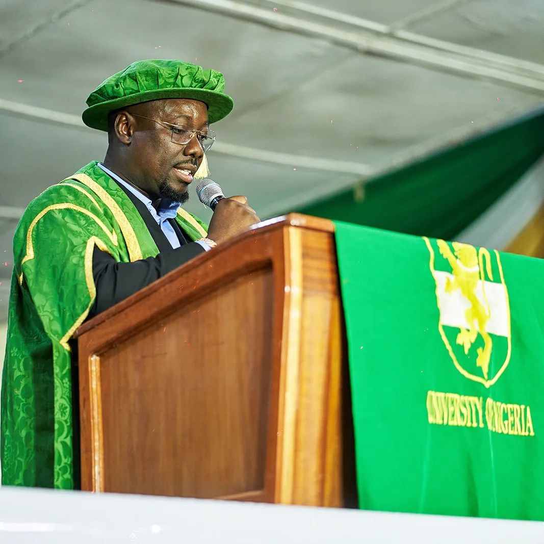 MobilePunch's tweet photo. PHOTOS: Obi Cubana Delivers Speech At UNN 50th Convocation

Popular businessman, Obinna Iyiegbu aka Obi Cubana, delivered the commencement speech at the  50th convocation of the University of Nigeria, Nsukka, in Enugu State, on Friday.

Sharing photos from the event on his https://t.co/ALUUpa1uTQ