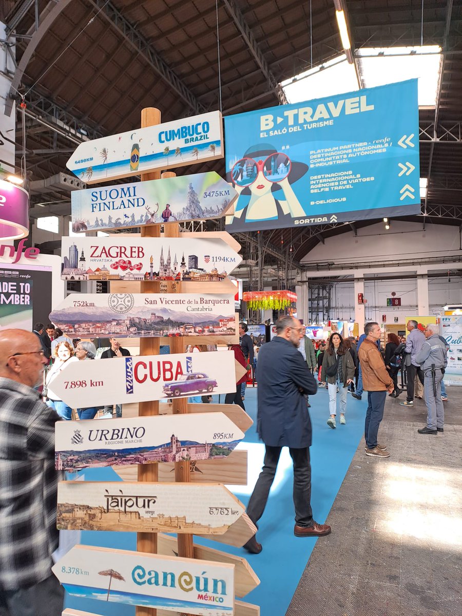 margins_fi's tweet photo. B-Travel pone a tu alcance más de 200 expositores para cumplir tu deseo de volver a viajar.  Te esperamos en el stand de #Cuba https://t.co/ymxzzNe8BG