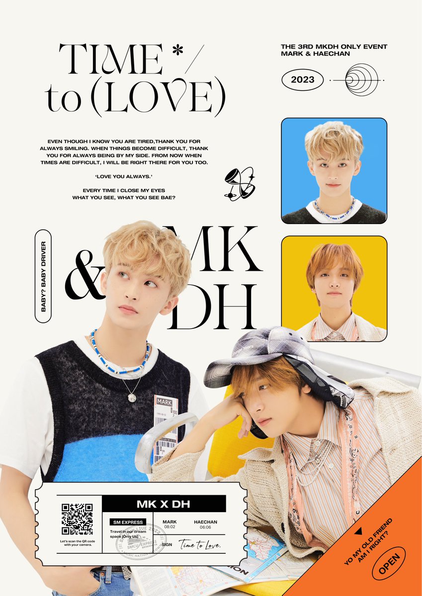 ‘Time to Love’ Poster (A ver.)

MKDH The 3rd Only Event
〖Time to Love〗
➫ 2023.08.26 (KST)

#MKDH #TimetoLove
#MKDH_TimetoLove