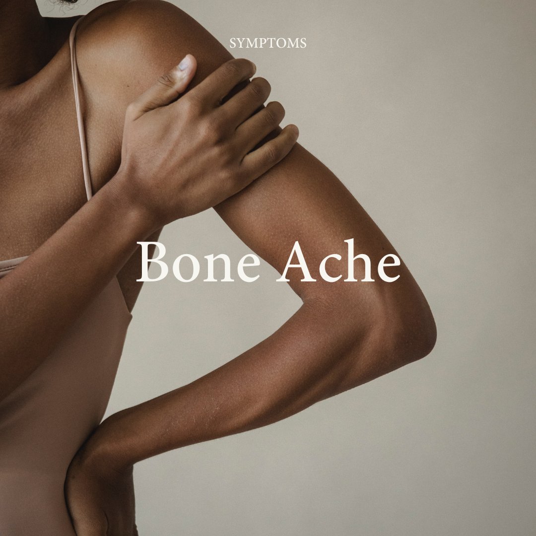 #boneache is commonly mistaken as an inevitable part of the ‘ageing’ process and many women often struggle on with aching and painful bones. #jointpain affects as many as 40% of all menopausal women but we can help! Head over to our Instagram to learn how...
