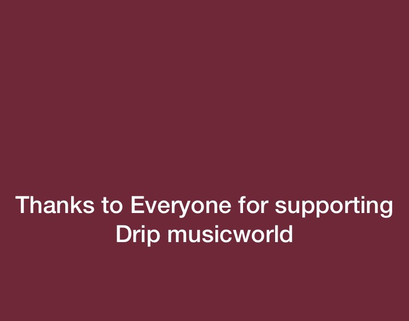 Dripmusicworld's tweet photo. We appreciate the #world for believing https://t.co/X6RFbnOa6i