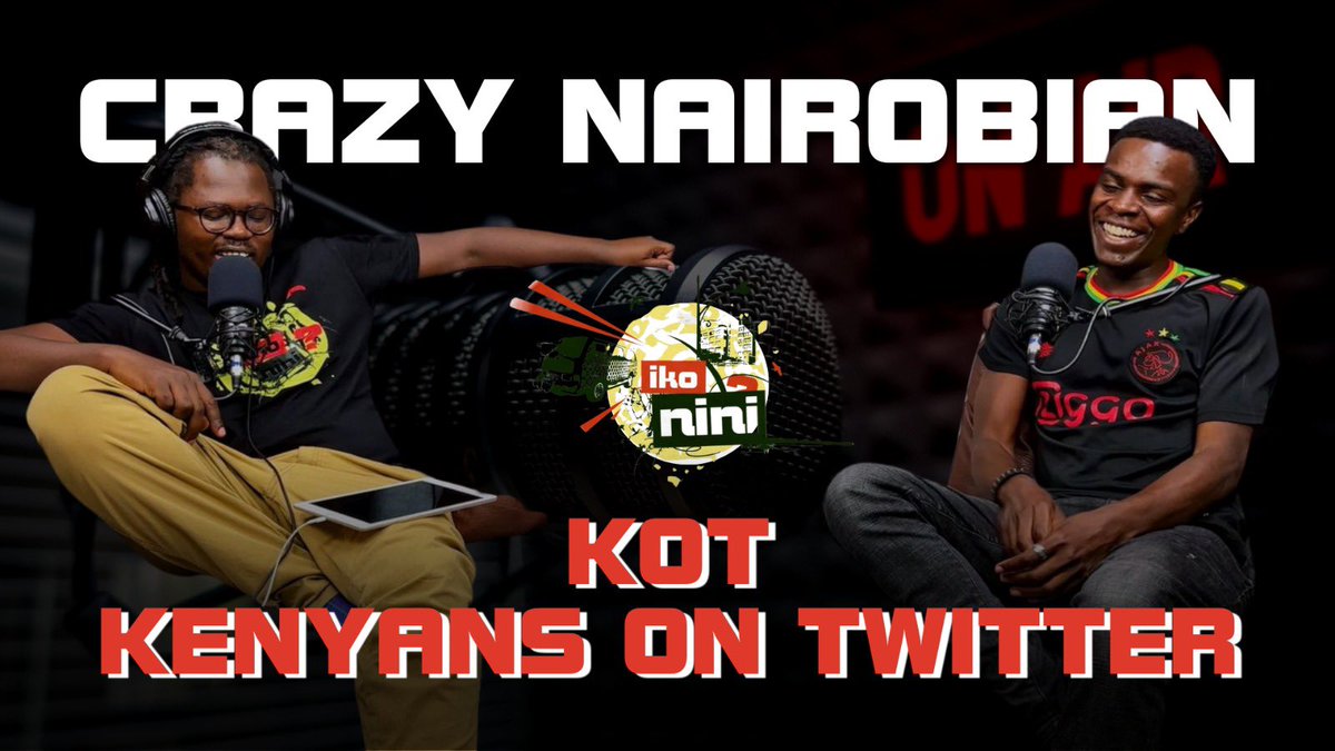 Mwafreeka's tweet photo. Due to public/KOT demand I’ve released the episode earlier Crazy Nairobian part 1 - Kenyans On Twitter Iko Nini Podcast
https://t.co/cTPrzC2lRc @_CrazyNairobian https://t.co/UNyXgHZeWP