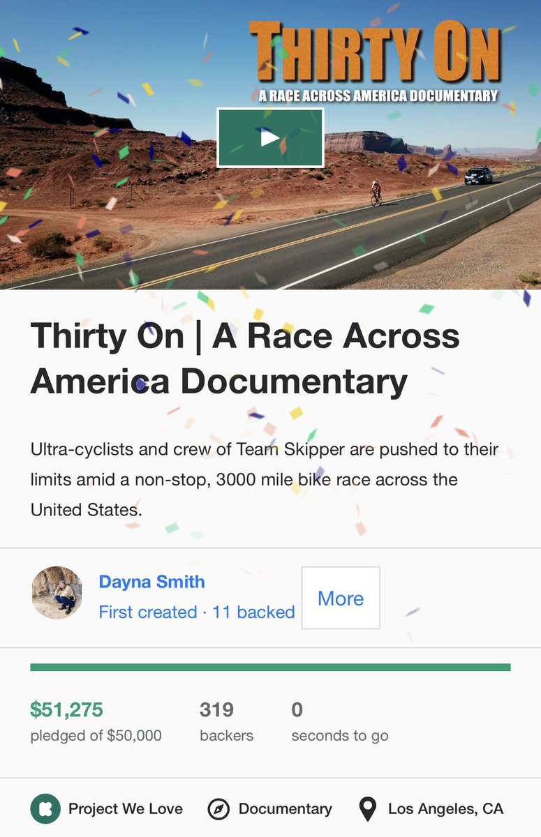 ThirtyOnDoc's tweet photo. WE DID IT!!!!!!

An INCREDIBLY HUGE THANK YOU to ALL of you and our backers for the support!!!

Let's make a movie!!!!!!

https://t.co/DWOmdtEgl6 https://t.co/aJUA4GrJSH