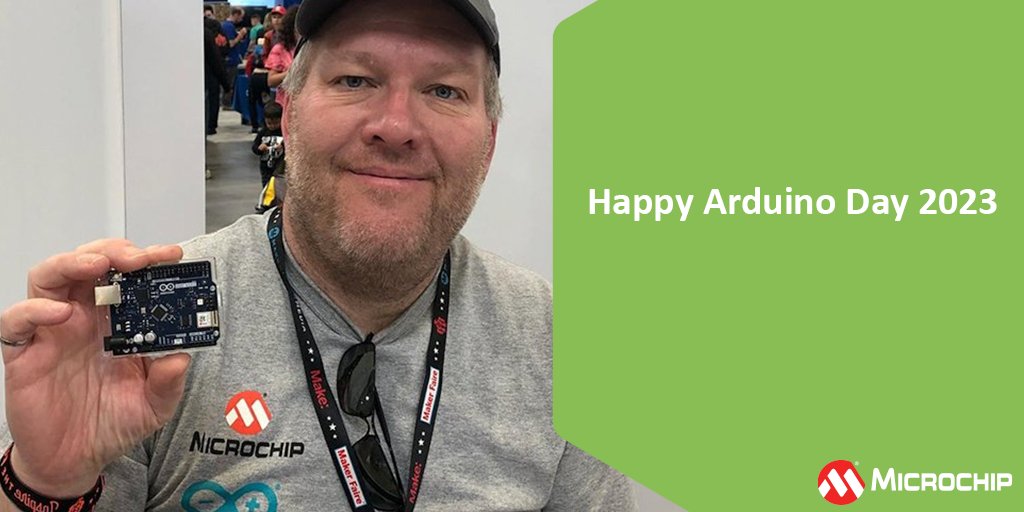 MicrochipTech's tweet image. From the earliest prototypes to the latest Nano and MKR boards, Microchip has been at the heart of the @arduino ecosystem and continues to celebrate this global community. Happy #ArduinoDay2023!