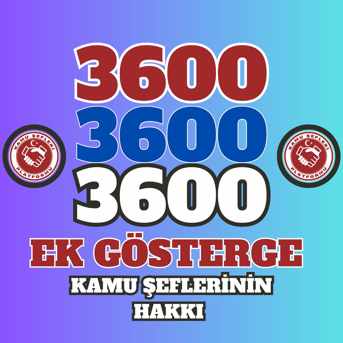 Kamuda Ek Gösterge Adaleti #KamuŞefleri ne 3600 Ek Gösterge Verilerek Tesis Edilmeli.
<a href="/RTErdogan/">Recep Tayyip Erdoğan</a> <a href="/vedatbilgn/">Vedat Bilgin</a> <a href="/BY/">Binali Yıldırım</a> @yilmaz_ismet58 <a href="/mustafaelitas/">Mustafa Elitaş</a> <a href="/akbasogluemin/">Av. M.Emin AKBAŞOĞLU 🇹🇷</a> <a href="/yilmaztunc/">Yılmaz TUNÇ</a> <a href="/turanbulent/">Bülent TURAN</a> <a href="/AvOzlemZengin/">Av. Özlem Zengin 🇹🇷</a> <a href="/Mustafa_Destici/">Mustafa Destici</a> <a href="/erkanakcay45/">Erkan Akçay</a> <a href="/MKalayci42/">Mustafa Kalaycı</a>