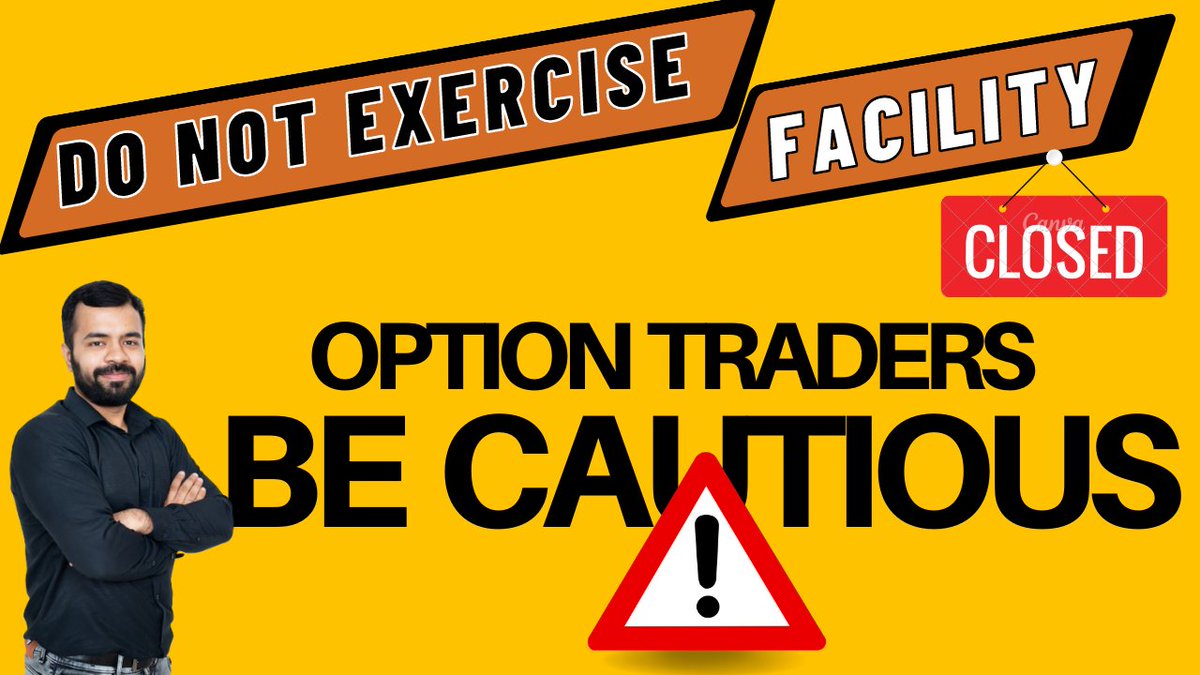 Insight3Trading's tweet photo. WITHDRAWAL OF DO NOT EXERCISE FACILITY | IMPACT ON OPTION TRADERS | EXPLAINED IN HINDI | ABHISHEK BANSAL ::

https://t.co/x1ruSaHx7v

#donotexercise #physicalsettlement #dnefacility #optionconcepts #liquidity #optiontradingforbeginners #openinterest #volume #tradingpecharcha https://t.co/caPCTt3WCw