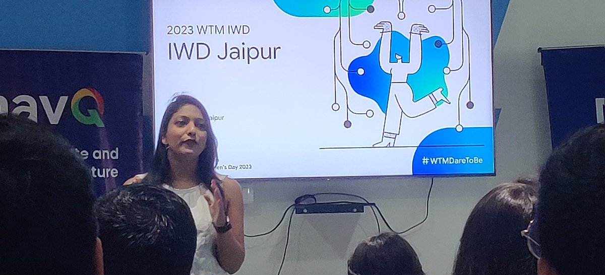 gauravp_singh's tweet photo. Our favourite #WIT @NeetuBansal5 is here to share some insights on how a women can start in the technical industry.
A true inspiration listening her story.
#WTMDareToBE #IWD23 #GDGCLOUDJAIPUR #TFUGJAIPUR #GDGJAIPUR
@gauravkheterpal @vikas123 @AnukritiBansal
#HeforHer #SheforHer https://t.co/A2FjGU0SZN