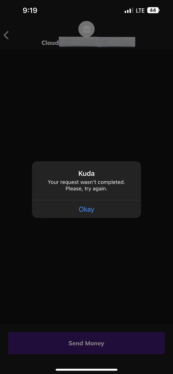 TRD9996's tweet photo. @kudahelp_ng  why can’t I transfer money out of my account… abeg help me fix this issue https://t.co/tDju5mjOp9