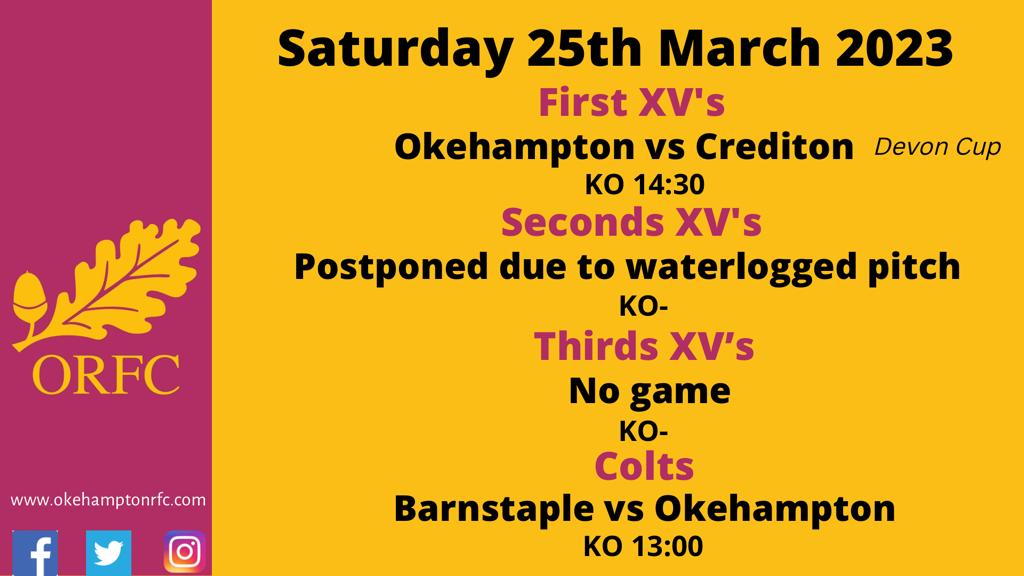 OkehamptonRFC's tweet photo. With your Super 2oos having to postpone their game on the back pitch, our only other option is travelling North, where your Colts visit Pottington Road and @BarnstapleRFC
KO 1300 there
@swsportsnews
#okehamptonrugbyclub #orfc #okehampton #barnstaple #okehamptonrfc #devoncolts https://t.co/xy4E9L1YTT