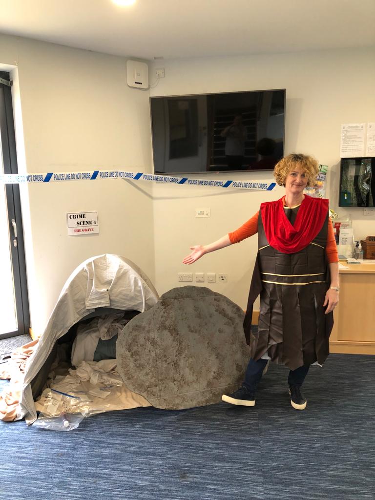 CuckfieldBC's tweet photo. We had a great time running Crossteach’s Easter Experience for the village Primary School yesterday. Any excuse to dress up! https://t.co/KQEvmWLJjB