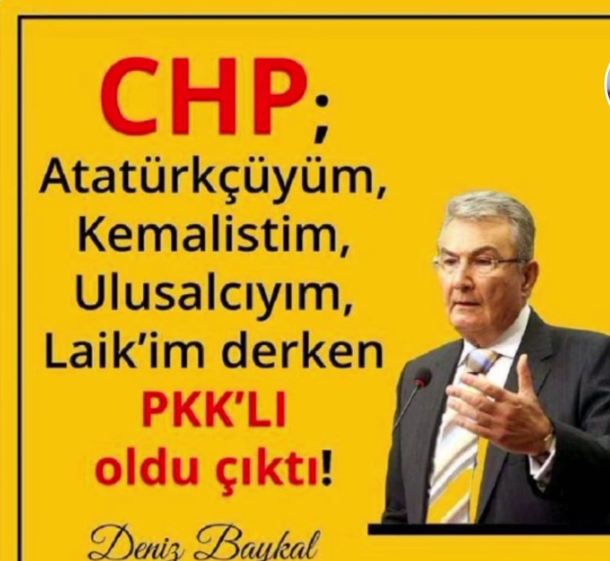 Bu saatten sonra hiçbir PKK yı destekleyen CHP'li benimle muhatap olmasın