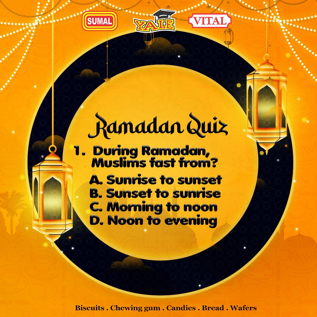 myyalebread's tweet photo. We have exciting questions to ask you everyday in Ramadan, 2 random winners will be picked and given a carton of Yale Bread or Yale Biscuits.

Good luck guys!

#ramadan 
#sumalfoods 
#yalebread 
#bread 
#food 
#win https://t.co/jiZVnX0iwl