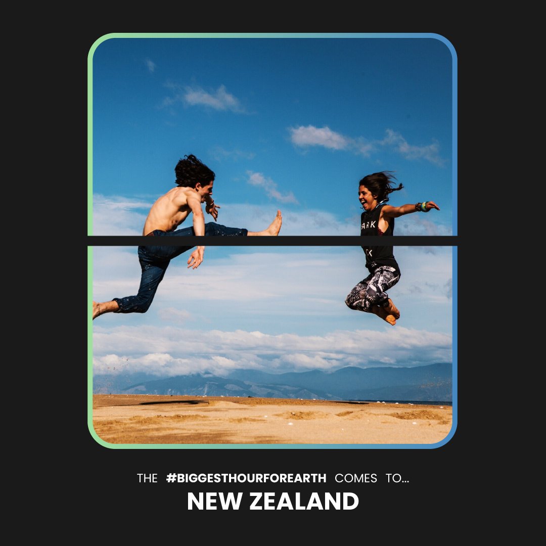 earthhour's tweet photo. It's 8.30pm in #NewZealand, and this means that #EarthHour 2023 has officially begun! Follow along as we create the #BiggestHourForEarth. https://t.co/odO9gJMCYd