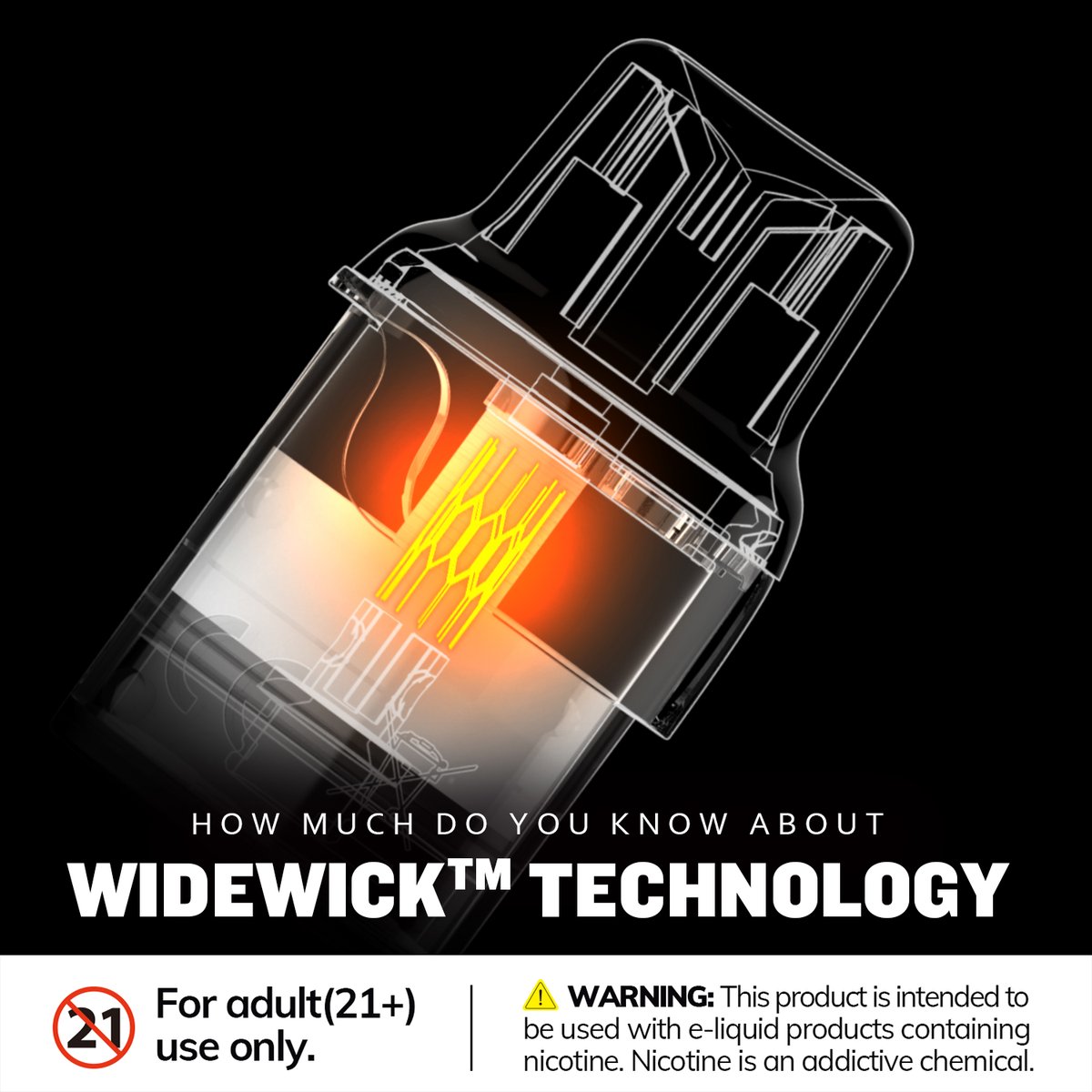 JoyetechClub's tweet photo. Guess what surprises WideWick™ technology can bring？!😍😍
·
WARNING: This product is intended to be used with e-liquid products containing nicotine. Nicotine is an addictive chemical. For adult(21+) use only.
·
#Joyetech #vaping #mtl #penvape #vapeon #cartridges #widewick https://t.co/FyktgWnYFP