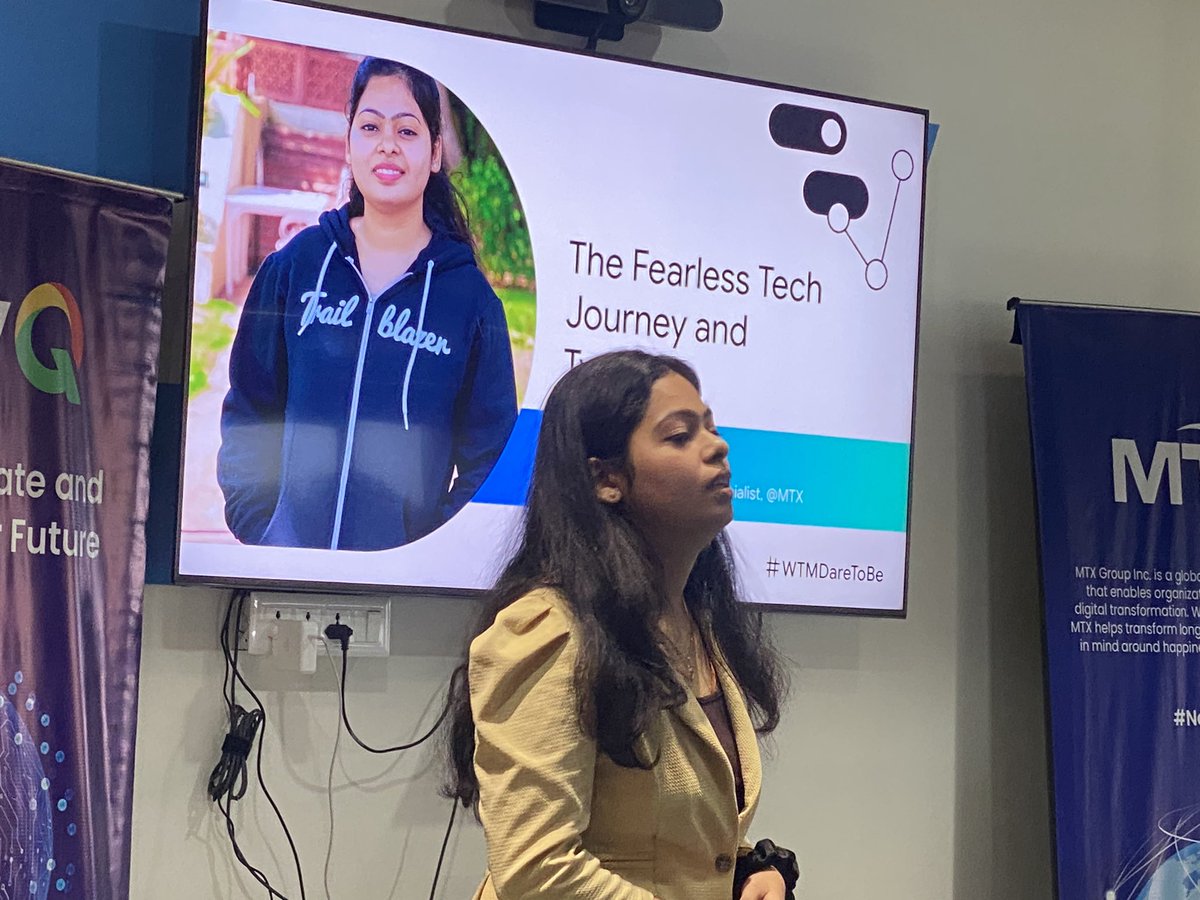 Two phenomenal young women leaders from <a href="/MTX_Inc/">MTX Group, Inc.</a> - Mahima &amp; Kirtii talking about their journey, their struggles, how they overcame them &amp; how to adopt a fearless approach!

#IWD2023 #IWD #iwd23 #WTMDareToBe #GDGCloudJaipur