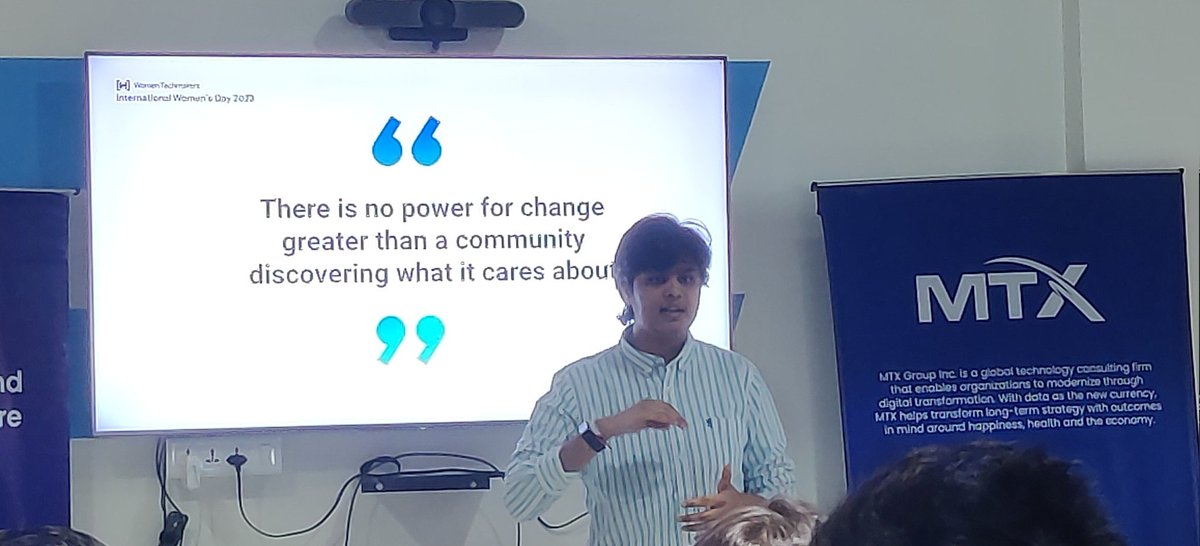 gauravp_singh's tweet photo. We are pleased to have @VilsiJ sharing insights on: How to grow your career in tech and get the best opportunity.
Ready to learn and get inspired.
#WTMDareToBE #IWD23 #GDGCLOUDJAIPUR #TFUGJAIPUR #GDGJAIPUR
@gauravkheterpal @vikas123 @AnukritiBansal
#HeforHer #SheforHer https://t.co/Tf1WGwNEp4