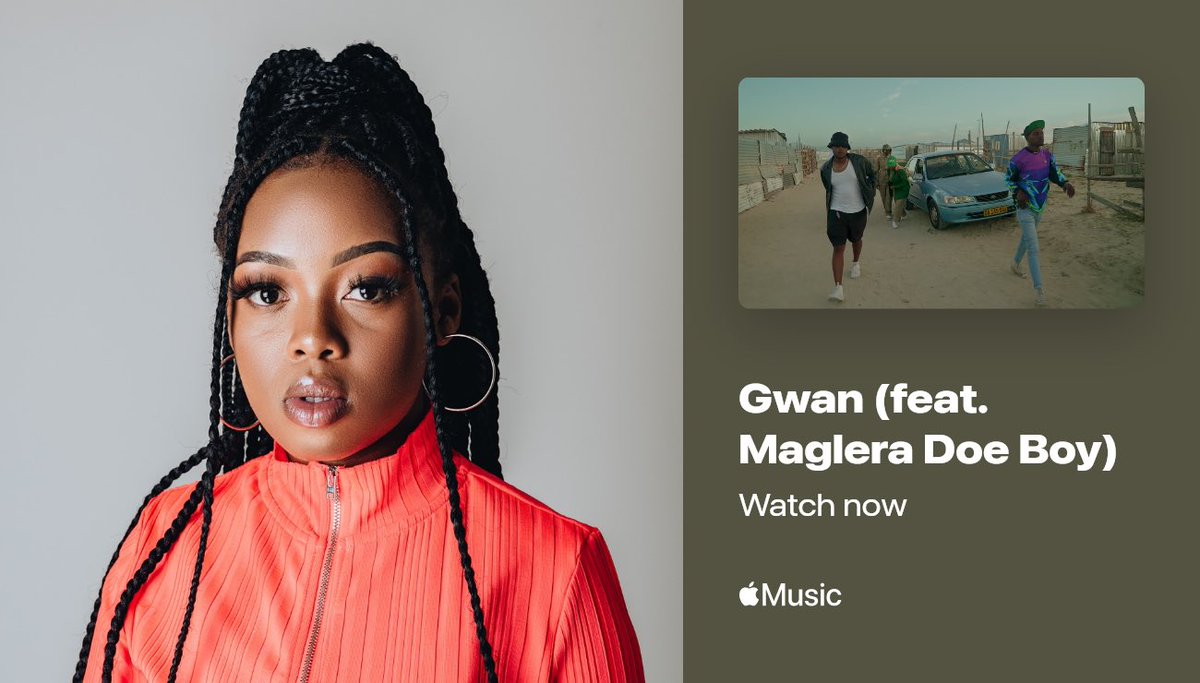 DeeKoala_'s tweet photo. You can also watch Gwan (ft. @MagleraDoeBoy) on @AppleMusic https://t.co/Yu5JVqV4GD
