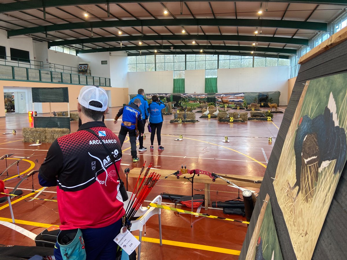 Todo preparado en Taboadela para dar inicio al I Campeonato Gallego de 3D Indoor.