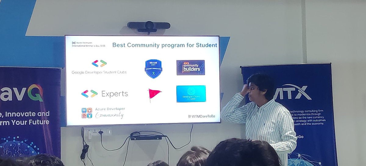 gauravp_singh's tweet photo. Here are some best community programs for students.
Please check out these communities to get started with your tech career.
#WTMDareToBE #IWD23 #GDGCLOUDJAIPUR #TFUGJAIPUR #GDGJAIPUR
@gauravkheterpal @vikas123 @AnukritiBansal @VilsiJ
#HeforHer #SheforHer https://t.co/QbweZp0Y86