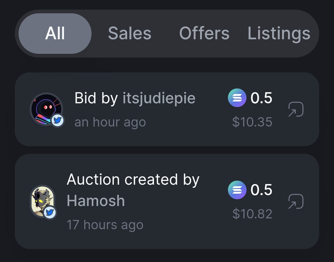 GM mfers
Auction is in progress, 8 hours remaining
Highest bid by <a href="/itsjudiepie/">itsjudiepie</a> 0.5 
Don't miss this, it will be a great collection 🤩