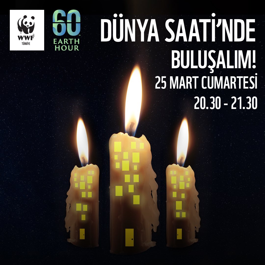 25 Mart Cumartesi, saat 20.30-21.30 arasında Dünya Saati’nde buluşalım.
#DünyaSaati #KayıplarımızıAnmaSaati
Afetlere dirençli bir gelecek #Yeşilİyileşme ile #BirlikteMümkün
👉🏼 dunyasaati.org’u ziyaret edin, #Yeşilİyileşme çağrısına destek olun!