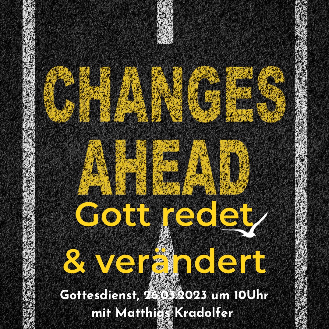 Gott spricht – und seine Worte haben schöpferische, verändernde Kraft. Auch in Deinem Leben. Herzliche Einladung zum Gottesdienst, in dem wir nicht nur von der verändernden Liebe und Kraft Gottes hören werden, sondern sie erfahren. Bist Du dabei? Morgen 10 Uhr.