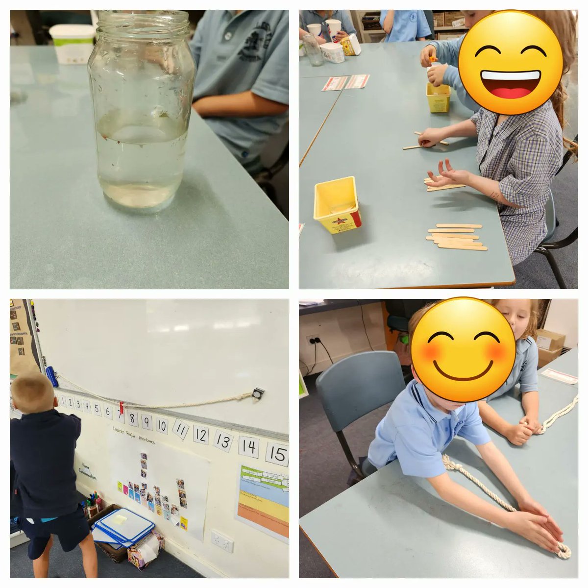 AusTeacherRiss's tweet photo. Developing an understanding of equal halves through maths play #iteachmaths #primaryteacher #mathsinplay #mathsplay #engagingalllearners #concretematerials #inquirylearning #handsonlearning #primarymaths #motivatingmaths #motivatingalllearners https://t.co/T33I6L9IEx