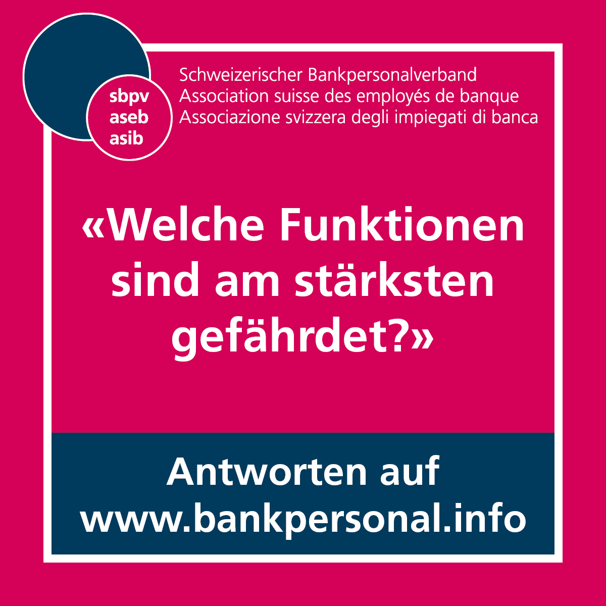 Leider ist davon auszugehen, dass in allen Bereichen von #CreditSuisse und #UBS Stellen gefährdet sind. Wo besonders viele betroffen sind, hängt von der Integrationsstrategie ab, die zurzeit noch nicht bekannt ist. Mehr wichtige Fragen &amp; Antworten:👉🏽bankpersonal.info