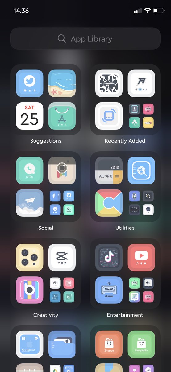 oxtfdsgn's tweet photo. Every icon works fine on #cowabunga V.10
Only Calendar & Wallet are not themed, but it's no problem 🔥
#NonJB #iOS https://t.co/cwwg0Q9WB5