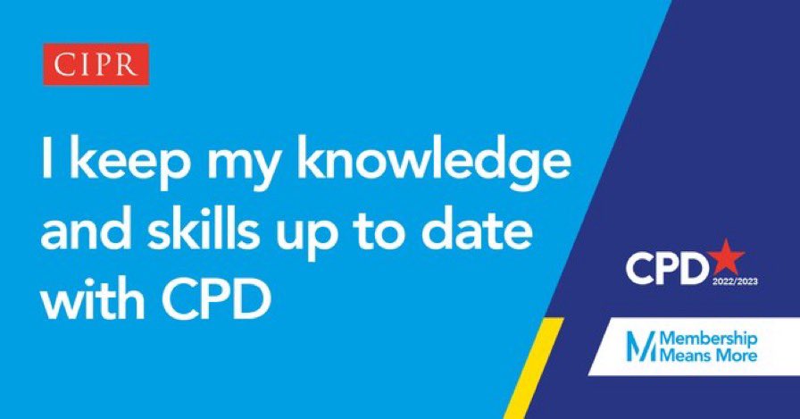 _BenNorman's tweet photo. Hurray! Just completed my fifth year of continuing professional development #InvestinCPD ✅ Really enjoyed the great training resources on offer - thank you  @CIPR_Global https://t.co/EQeo5guoM3