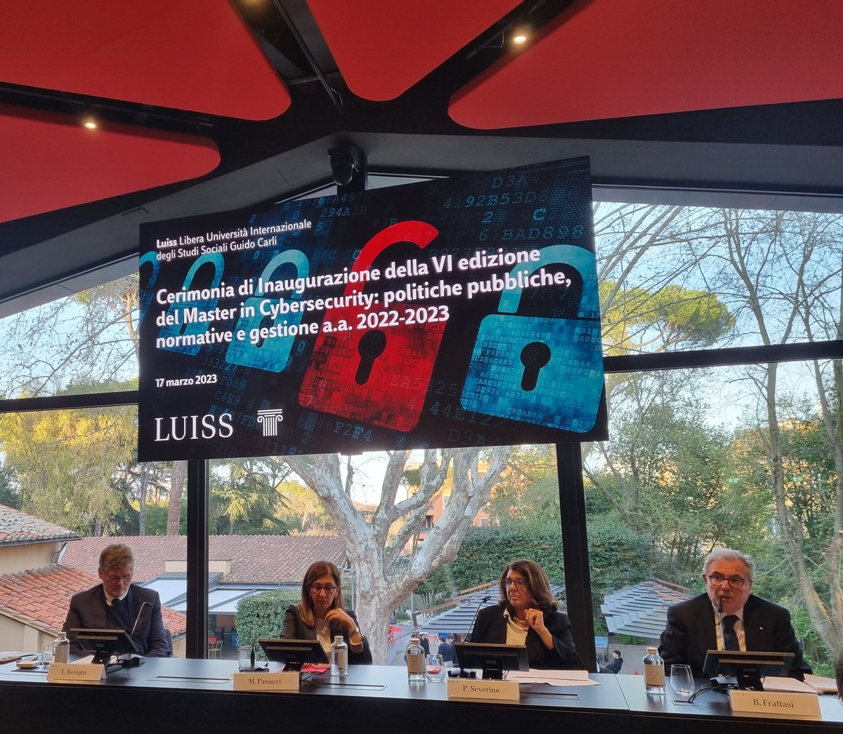 📌Nei giorni scorsi la cerimonia di inaugurazione VI edizione Master #Cybersecurity #LuissGuidoCarli. Importante incontro e anche una delle prime uscite pubbliche del neo direttore dell'#ACN, #BrunoFrattasi. Lieti come #Angi di aver partecipato alla manifestazione.