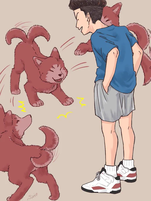 いぬの🌸と リョちんと ねこの🦊
キ~ホルダ~にだまされイヌミチ 