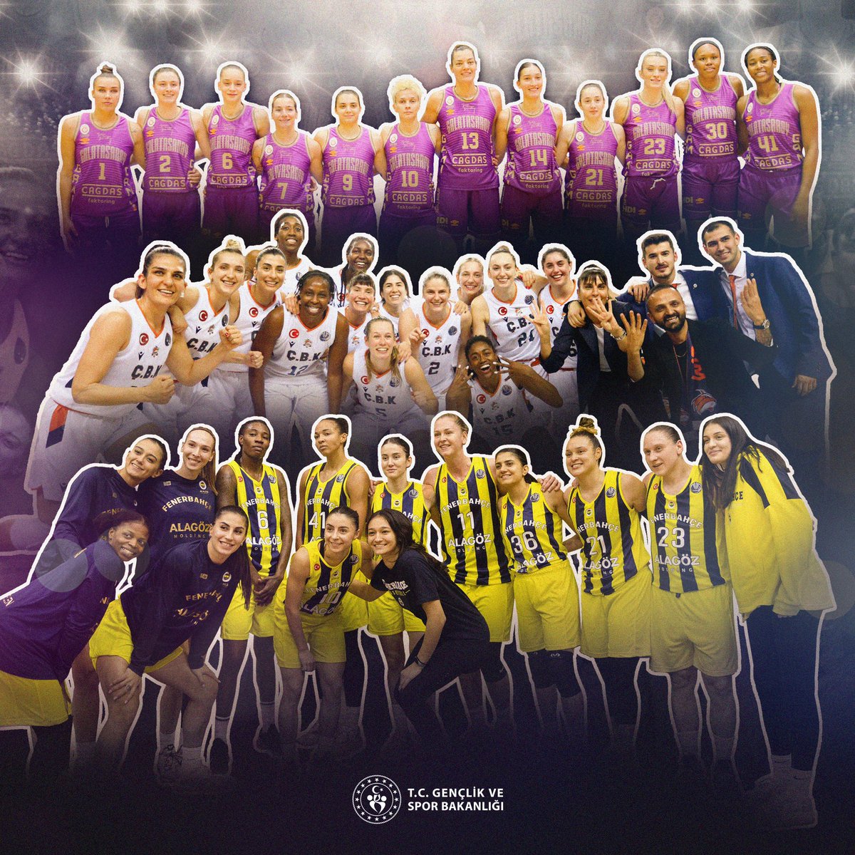Ülkemizdeki lisanslı sporcuların %41’i kadın. Kadın sporcularımız son bir senede uluslararası turnuvalarda 3 bin 618 madalya kazandı. Kadınlar Basketbol Euroleague’de 2 takımımız Final-Four’da. Eurocup finalinde de biz varız. Voleybol CEV Şampiyonalar Ligi yarı finalinde 3…