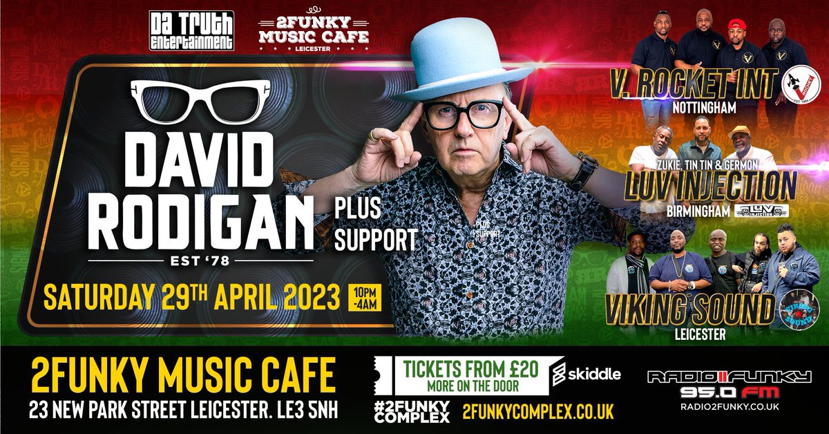 Back by popular demand..Tickets selling fast. Click the link to purchase yours.. skiddle.com/whats-on/Leice…