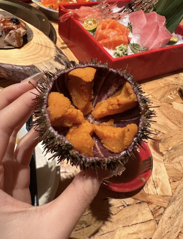 theamthyrith's tweet photo. 今日のウニは美味しいです。😋 https://t.co/G4YCWeH0eT