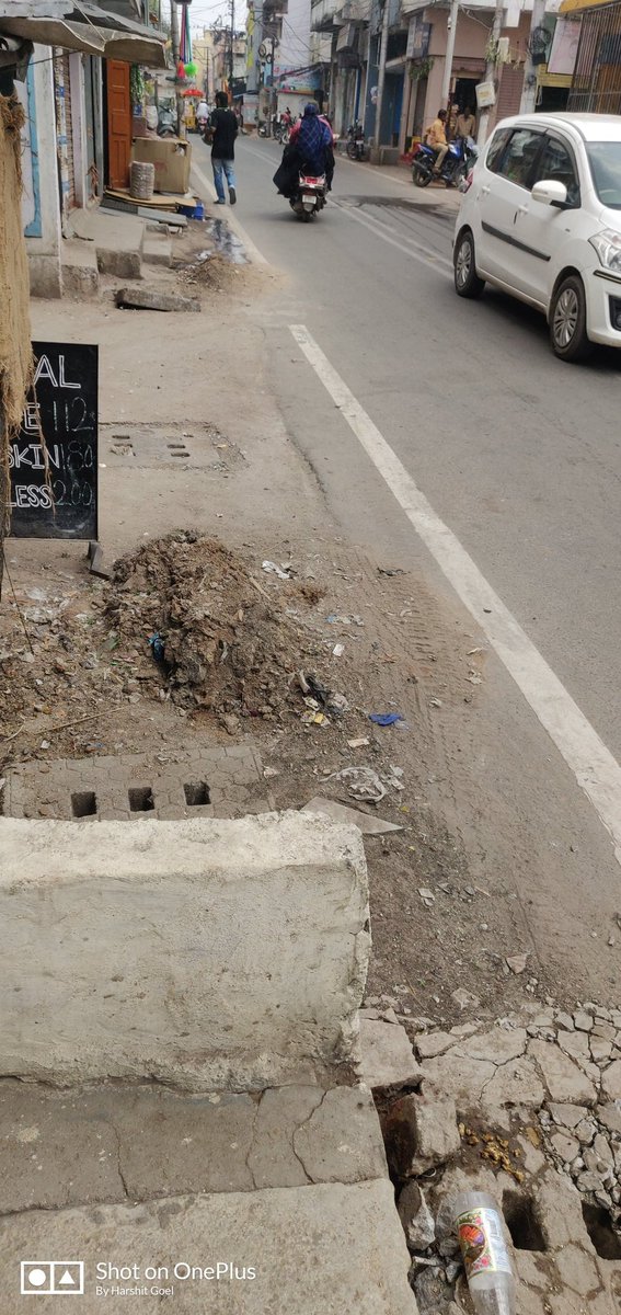 HarshG6715's tweet photo. @GHMCOnline @DC_Karwan @karwan_EE @judaykumar @KTRBRS @HMWSSBOnline The manholes are broken since a long time, I request you to please replace them before some serious mishap occurs. https://t.co/B0V0MDOvtk