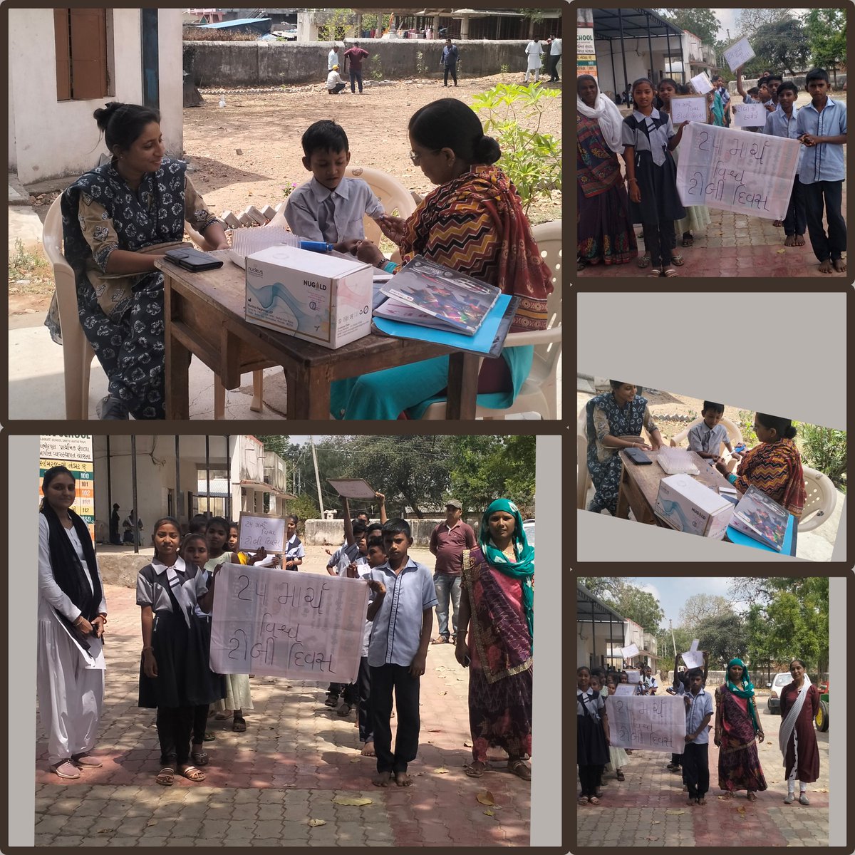 MaidaPinal's tweet photo. World TB Day Celebration 🎊🎊🎊
HWC -Gambbirpura
Block Bhiloda....... https://t.co/BRq2eC4BO7