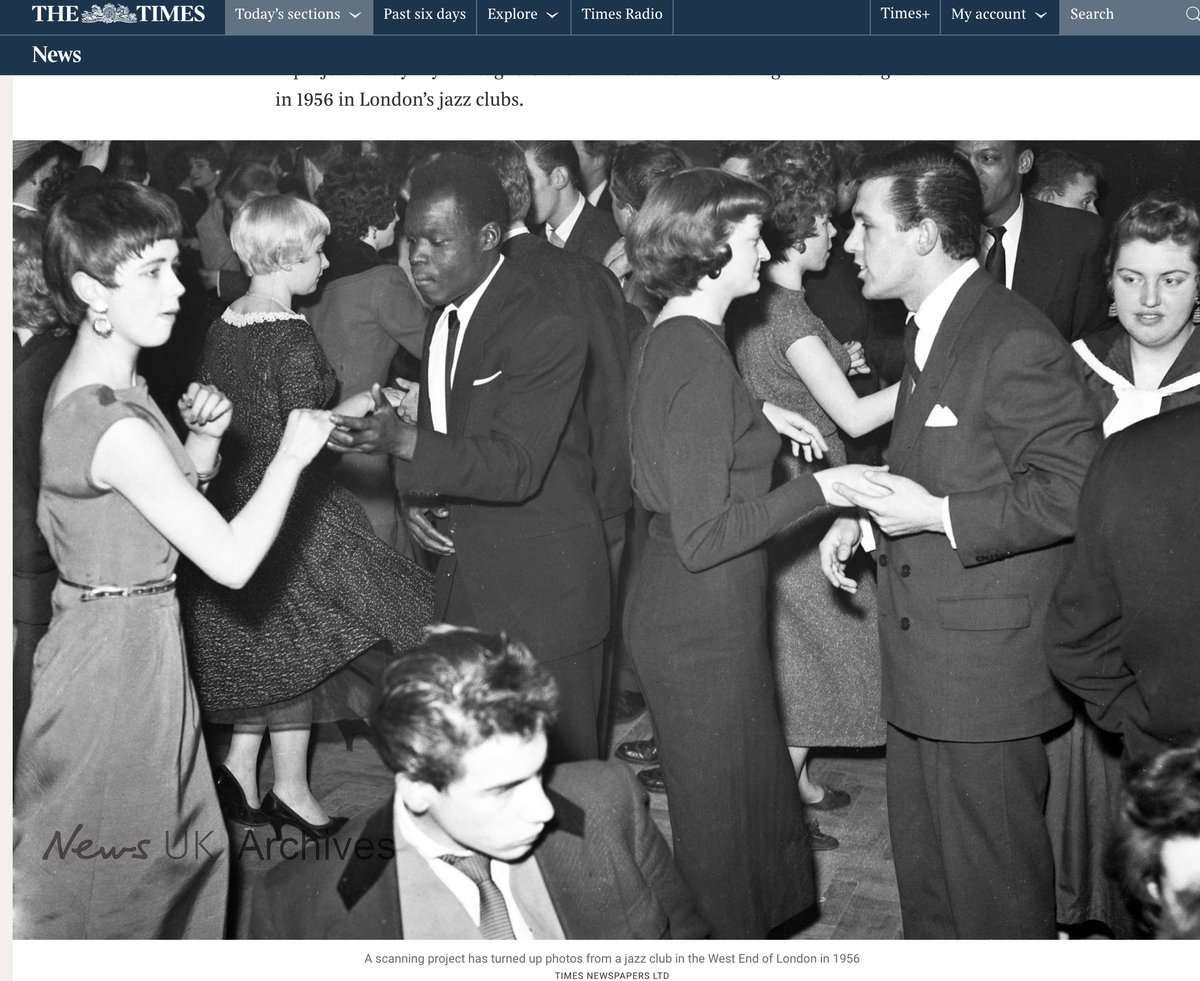NewsUKArchives's tweet photo. https://t.co/zZE8xArxrV Our latest edition of photography & stories from the archives is online today @thetimes. Inspired by #IWD2023 and #HeadscarfRevolutionaries to #ConstanceSpry @Jacqueline_Gold and dance from London's #Jazz clubs 1956 and much more! #archives #Newspapers https://t.co/vLMJgXO4Dn