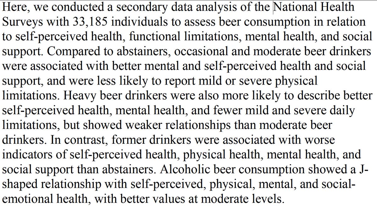 DegenRolf's tweet image. Occasional, moderate and even heavy beer consumption was associated with better self-perceived physical and mental health. mdpi.com/2072-6643/15/6…