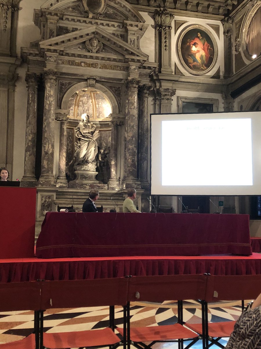 At the mental health policy and economics conference, presenting on the village project in Venice!!!