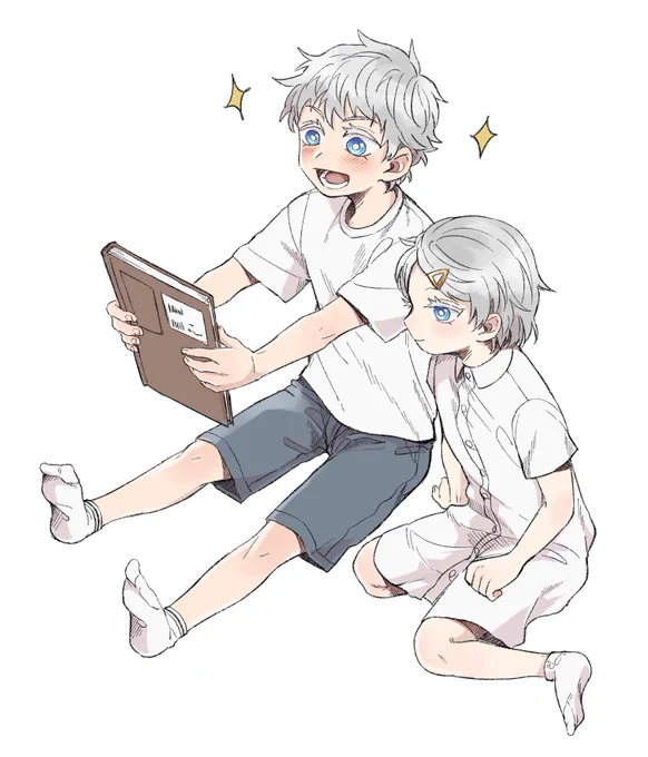 わんぱく小僧なショタルドくんも言葉数少ないヒマちゃんもいっぱい本を読む読書家 