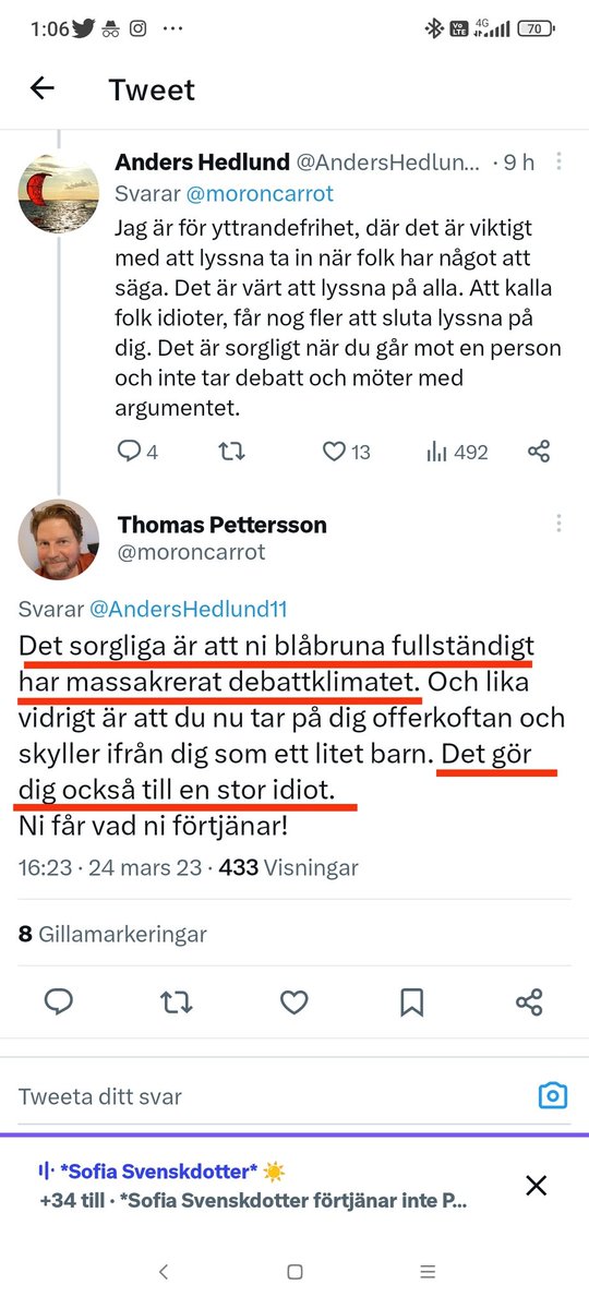 AndreasVbg's tweet photo. Tack för veckans mest intelligensbefriade tweet. @moroncarrot https://t.co/KMXBnbPe4y